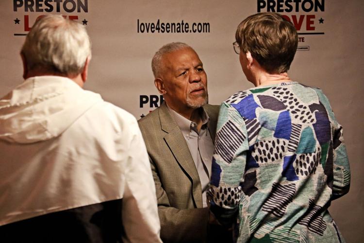 Senate challenger Preston Love Jr. visits Scottsbluff
