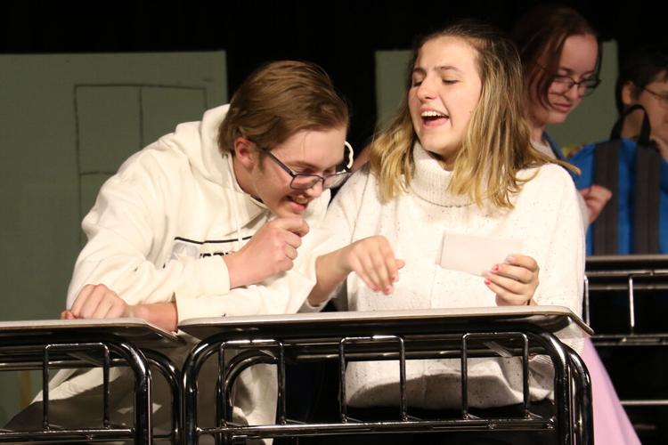 Studying hard or hardly studying: Snapshots from Gering's one act play