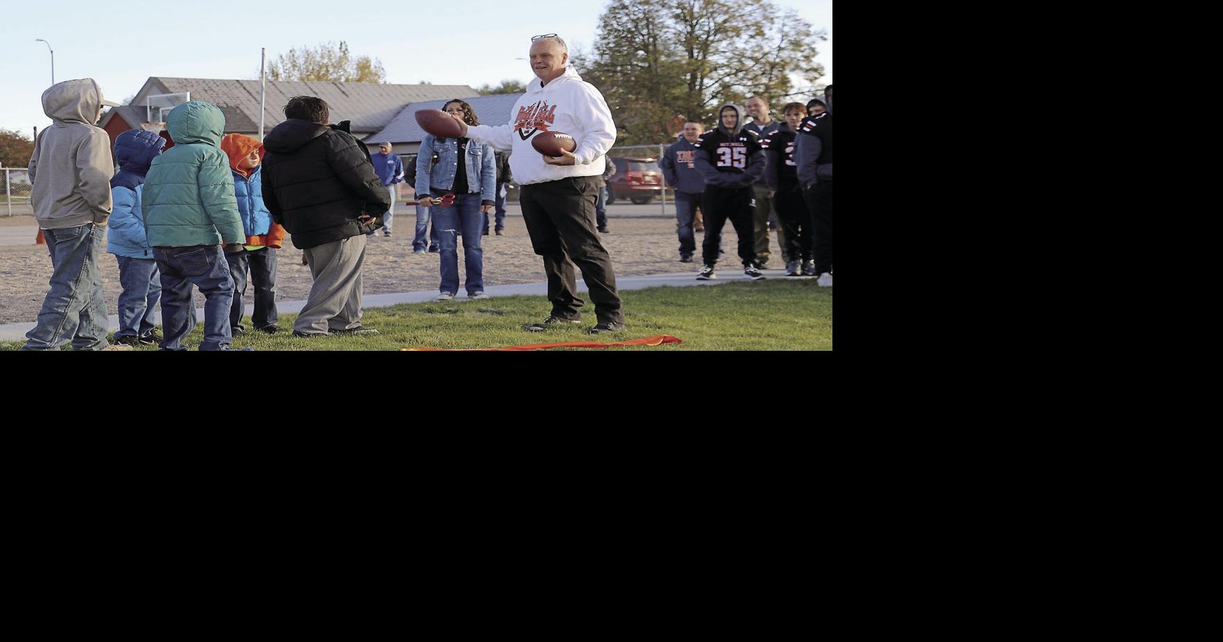 Mitchell Elementary School shows regard for principal, names new play