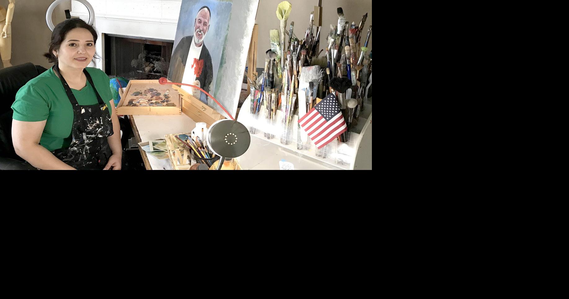 Frisco-based, Iranian-born artist honored to create portrait of ...