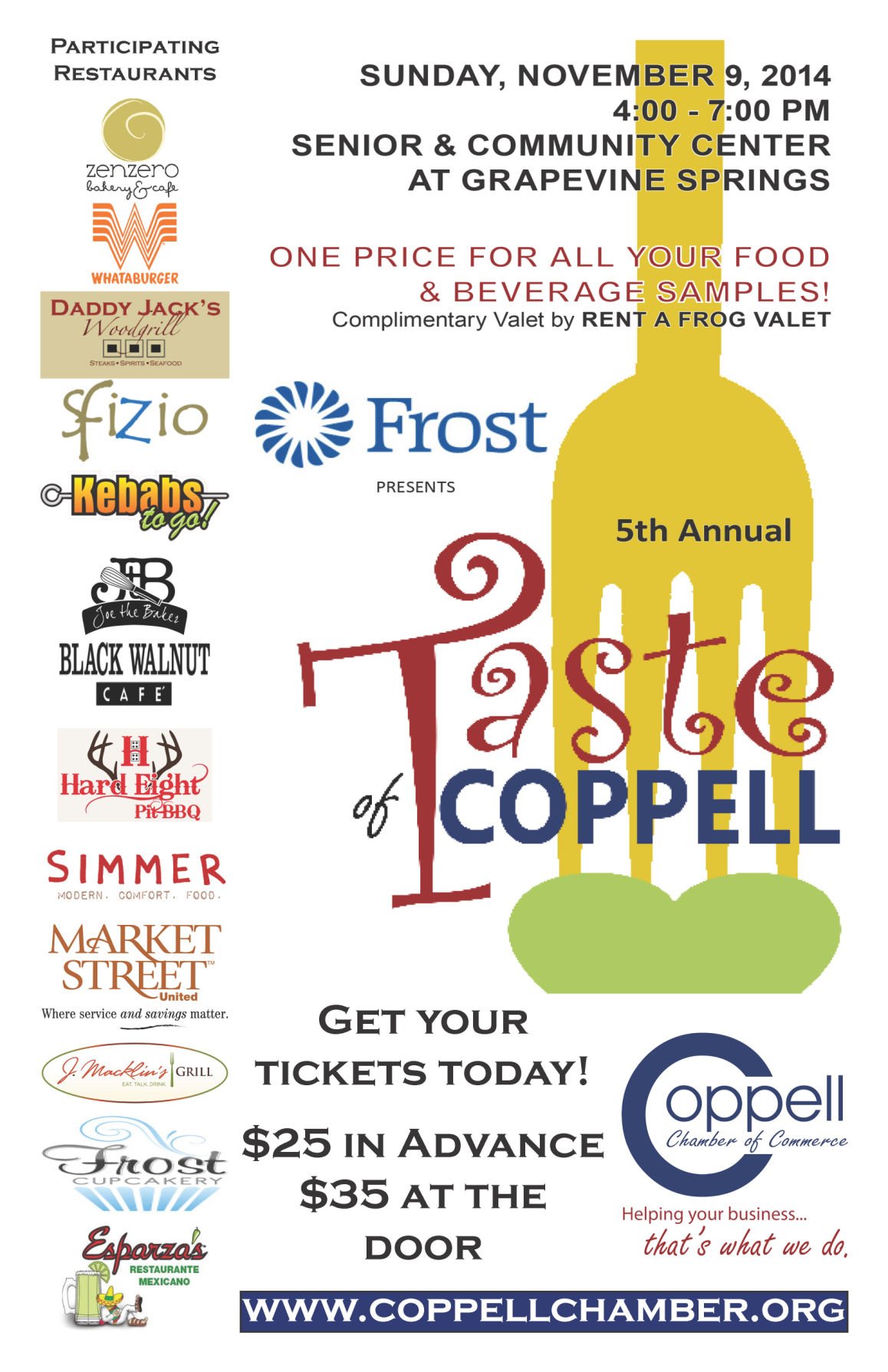 Taste of the town Taste of Coppell to be held Sunday Coppell Gazette