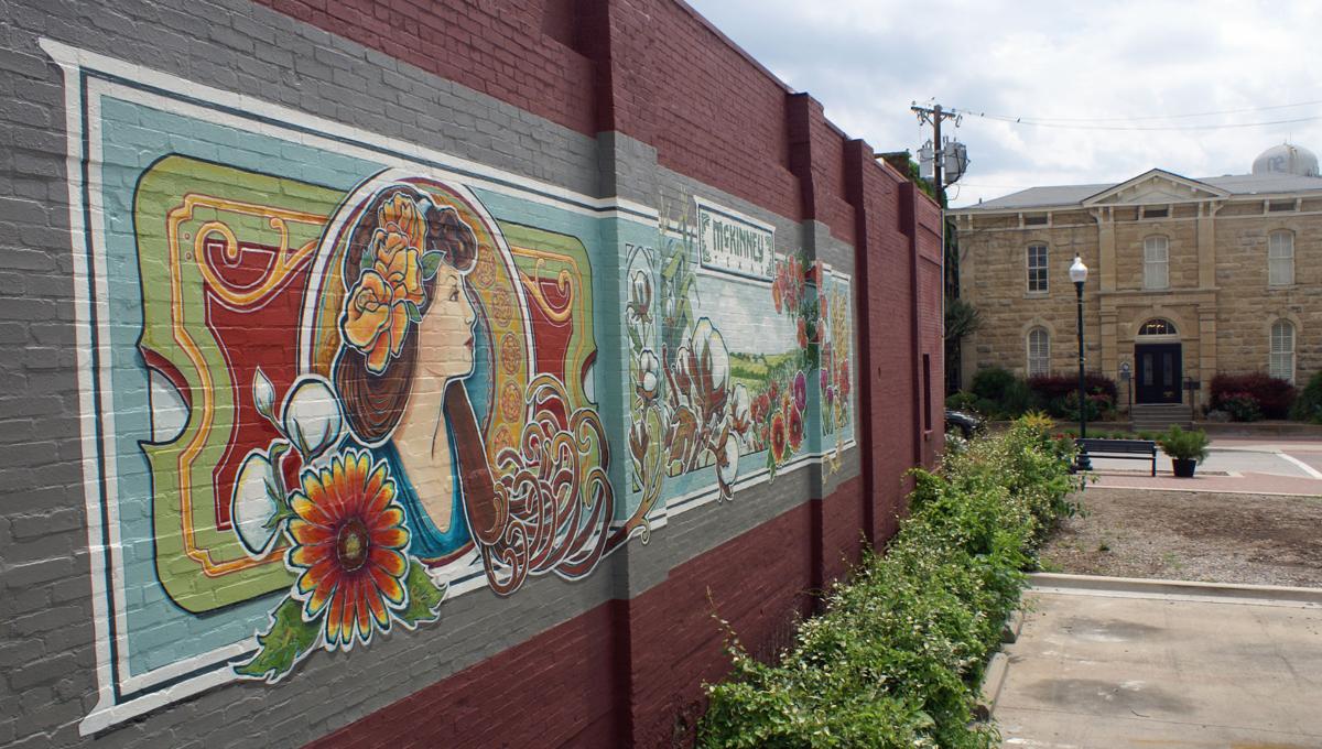 Mckinney S First Major Public Art Mural Complete News