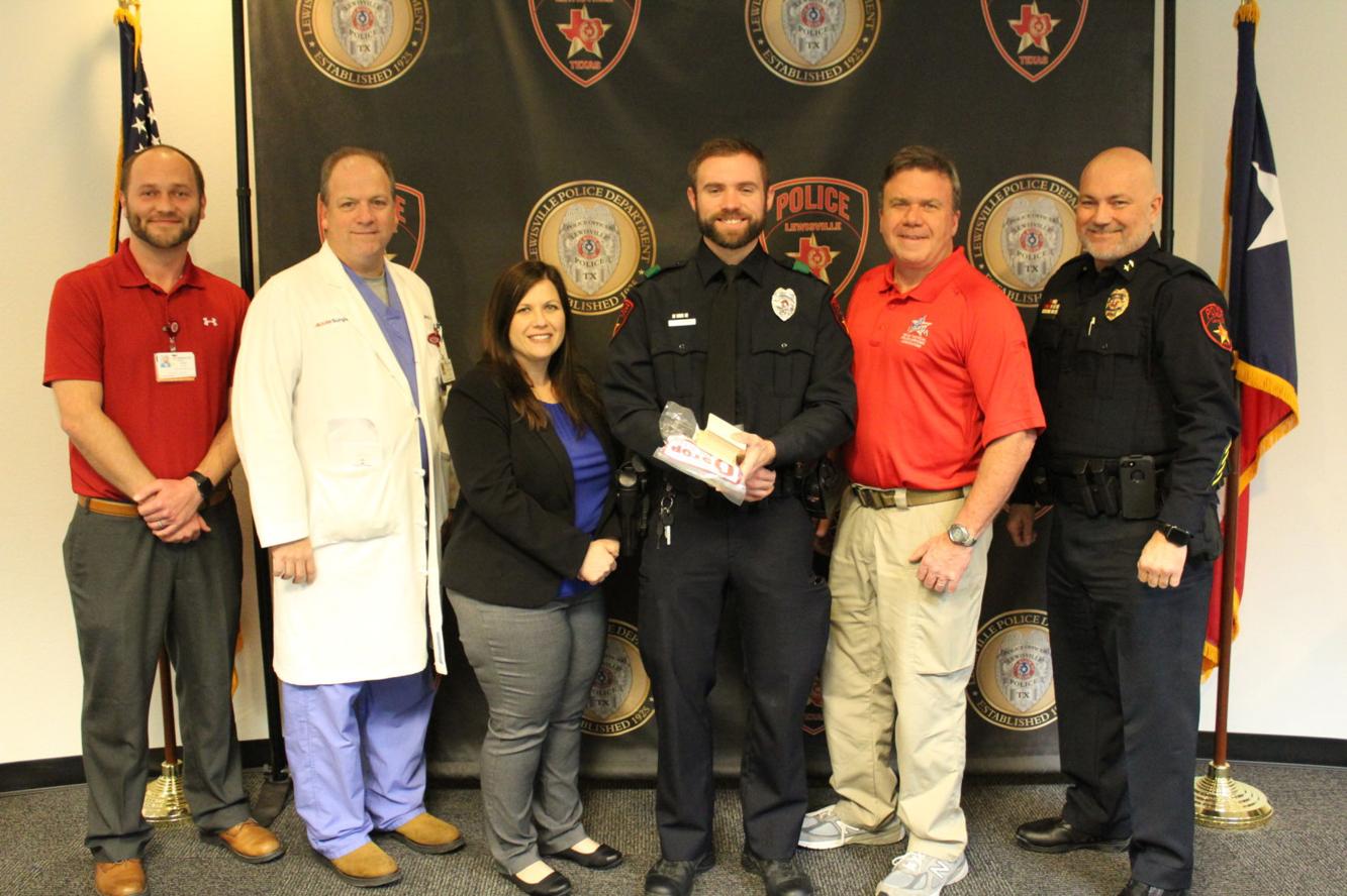Lewisville police officer saves a life News