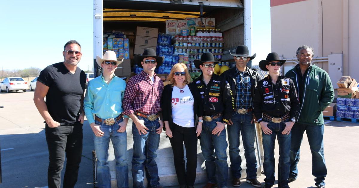Sharing Life receives 3,000 pounds of food from PBR, Dallas Cowboys