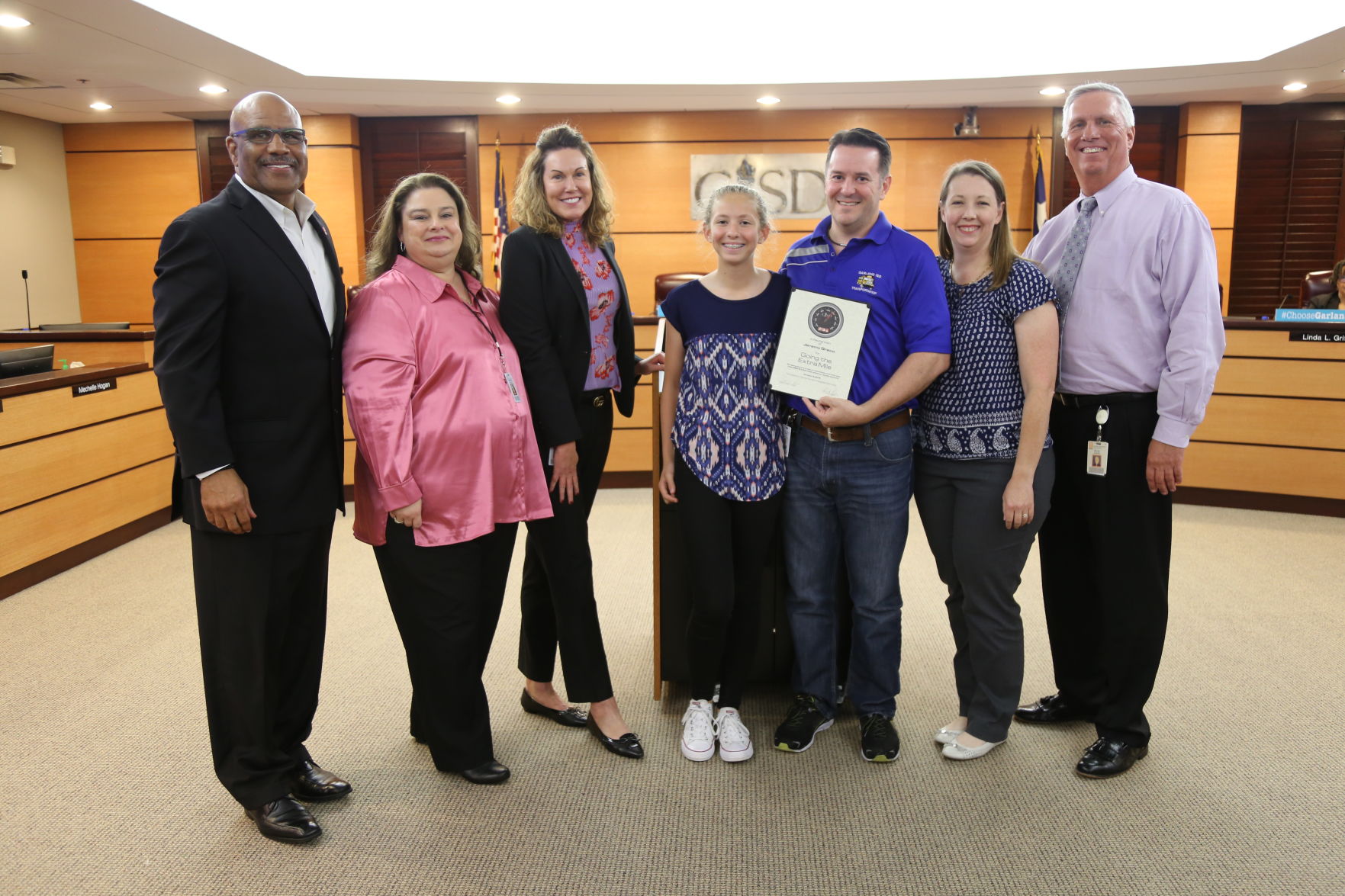 GISD Bus Driver Recognized For Saving Student's Life | News ...