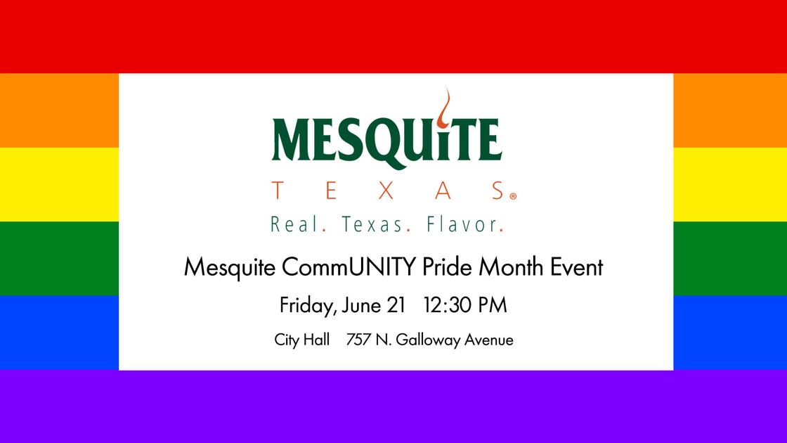 Mesquite will host pride event on Friday News
