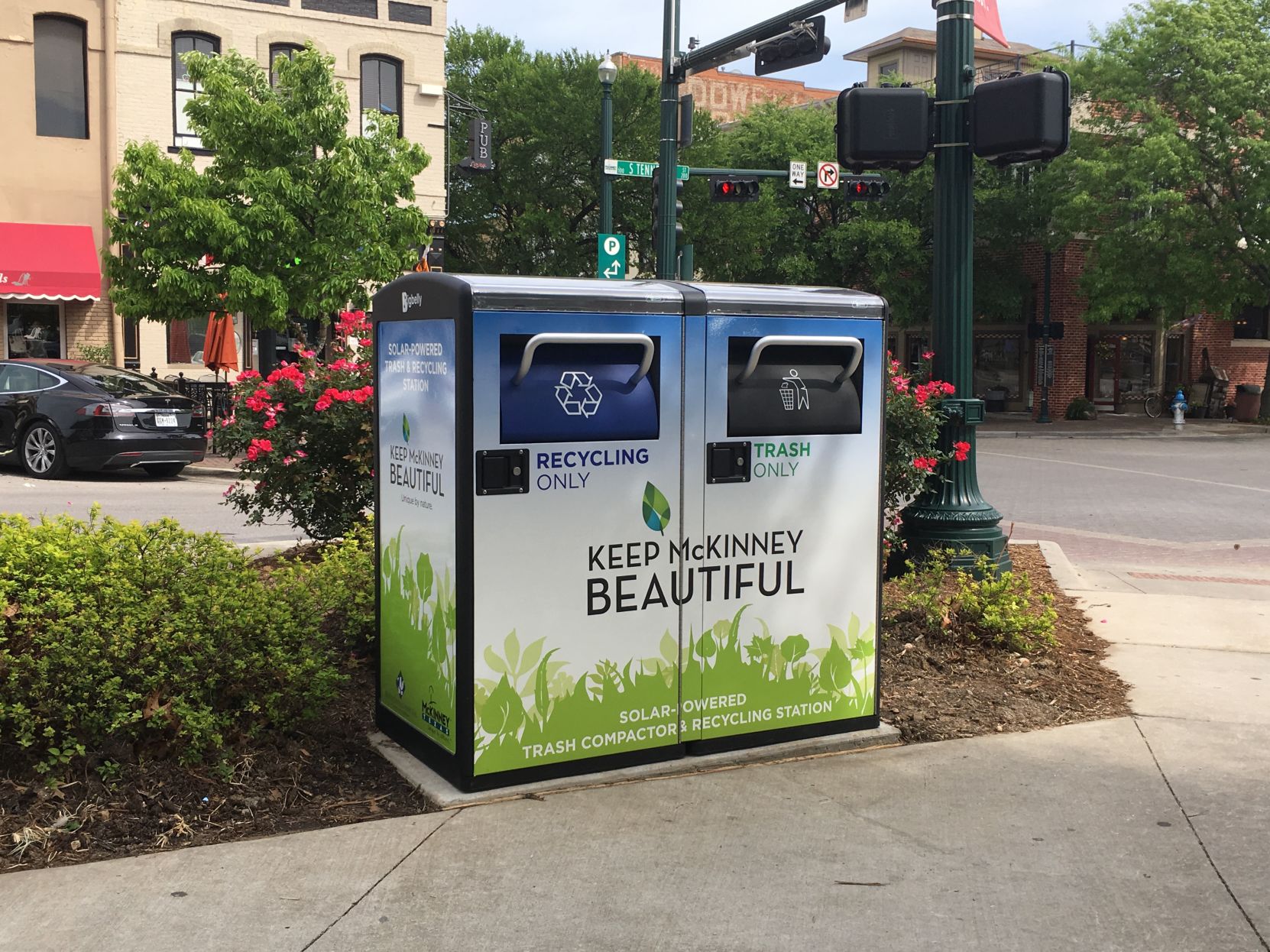 McKinney installs trash recycling stations in the square News