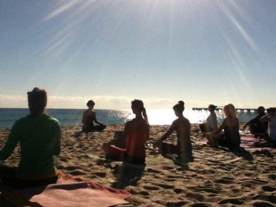 Little Elm Recreation Center Offers Yoga On The Beach Each