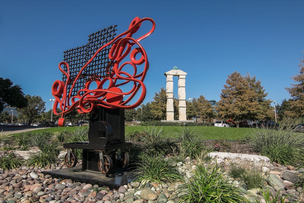The Light Park - Frisco Photos 20 years later, the Texas Sculpture Garden in Frisco's HALL Park