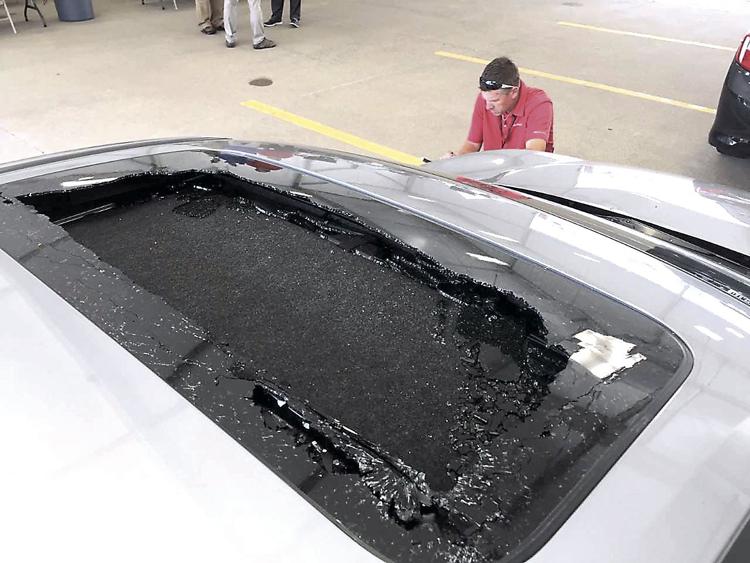 After the storm: Hail storm causes millions in damage ...