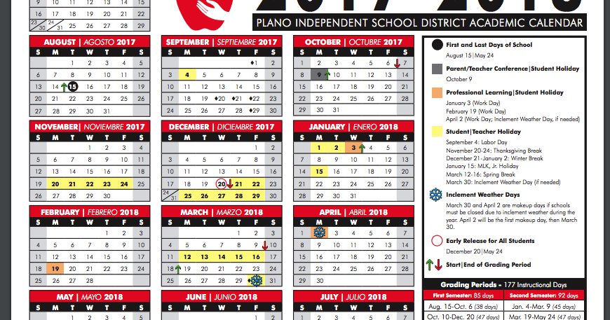 Plano Isd Calendar 26 27