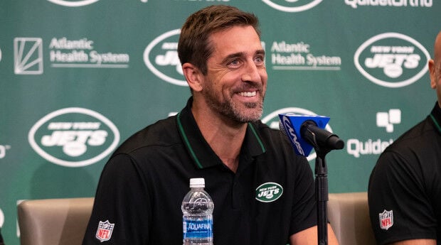 Jets Introduce Aaron Rodgers at News Conference After Trade - The New York  Times