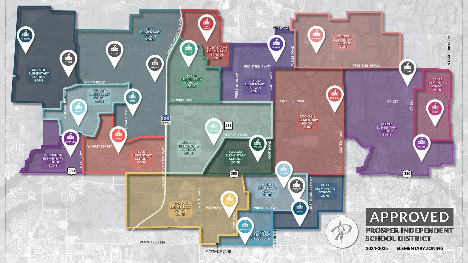 Prosper ISD approves attendance zones, calendar for 2024-25 school year 