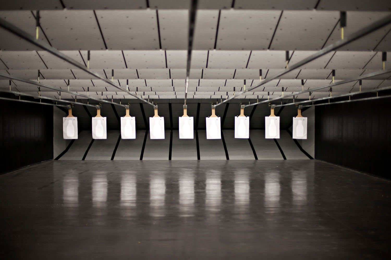 gun range shooting blocks