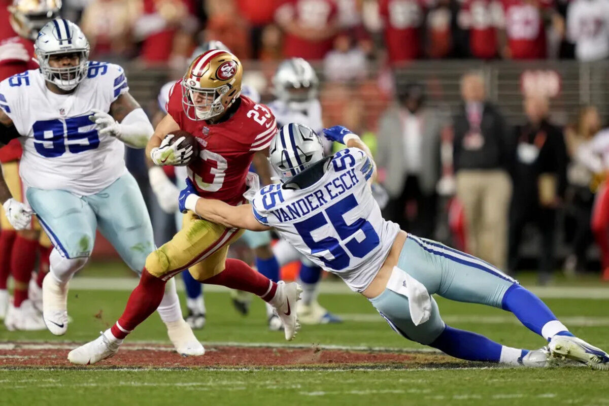 2018 Dallas Cowboys Issued Jersey No. 55 (Leighton Vander Esch)