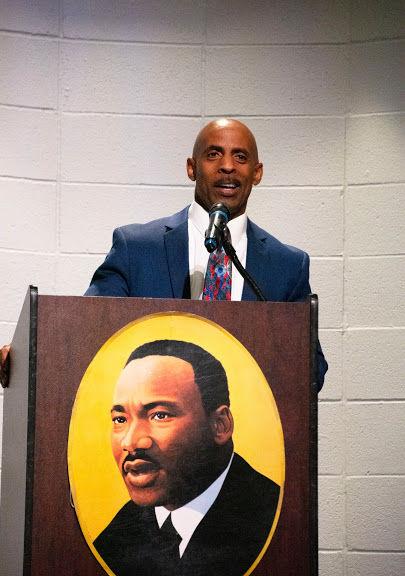 Speaker encourages "one human family" during MLK ...