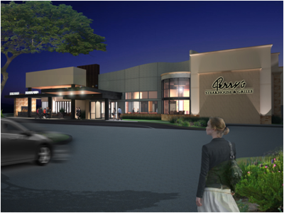 Artist rendering of Perry's Steakhouse Frisco location