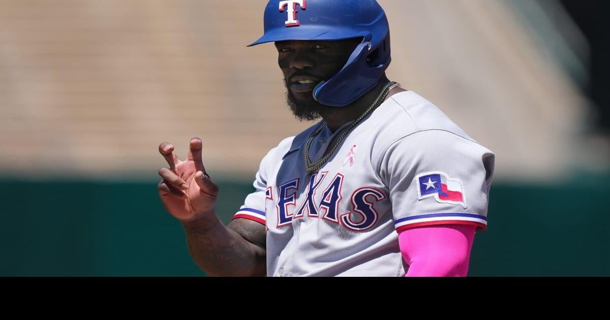 Adolis Garcia Bombs Way Into Texas Rangers, Major League Baseball Record  Books - Sports Illustrated Texas Rangers News, Analysis and More