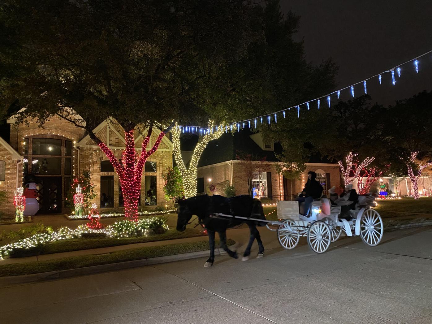 Deerfield Plano Christmas Lights Carriage Rides Shelly Lighting