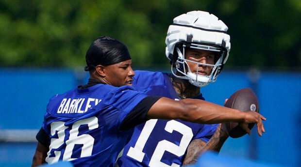 NY Giants joint practice with Detroit Lions in training camp