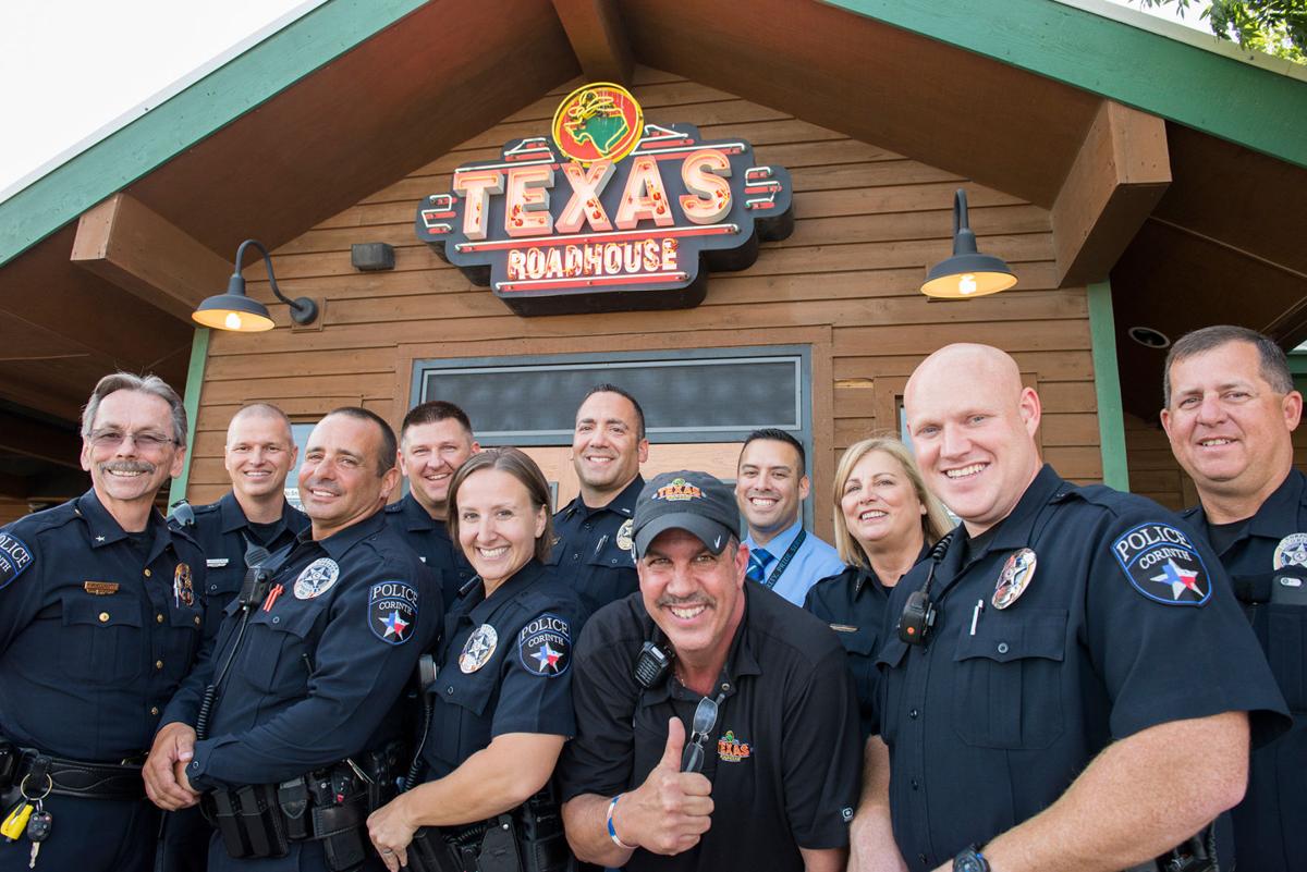 Corinth Officers Serve As Waiters For Tip A Cop Lake Cities Sun