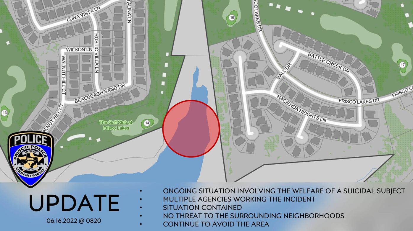Frisco police announce welfare concern in Frisco Lakes resolved peacefully  | Frisco Enterprise | starlocalmedia.com