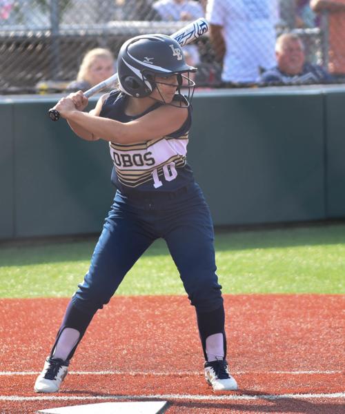 Little Elm junior left fielder Melissa Ocasio