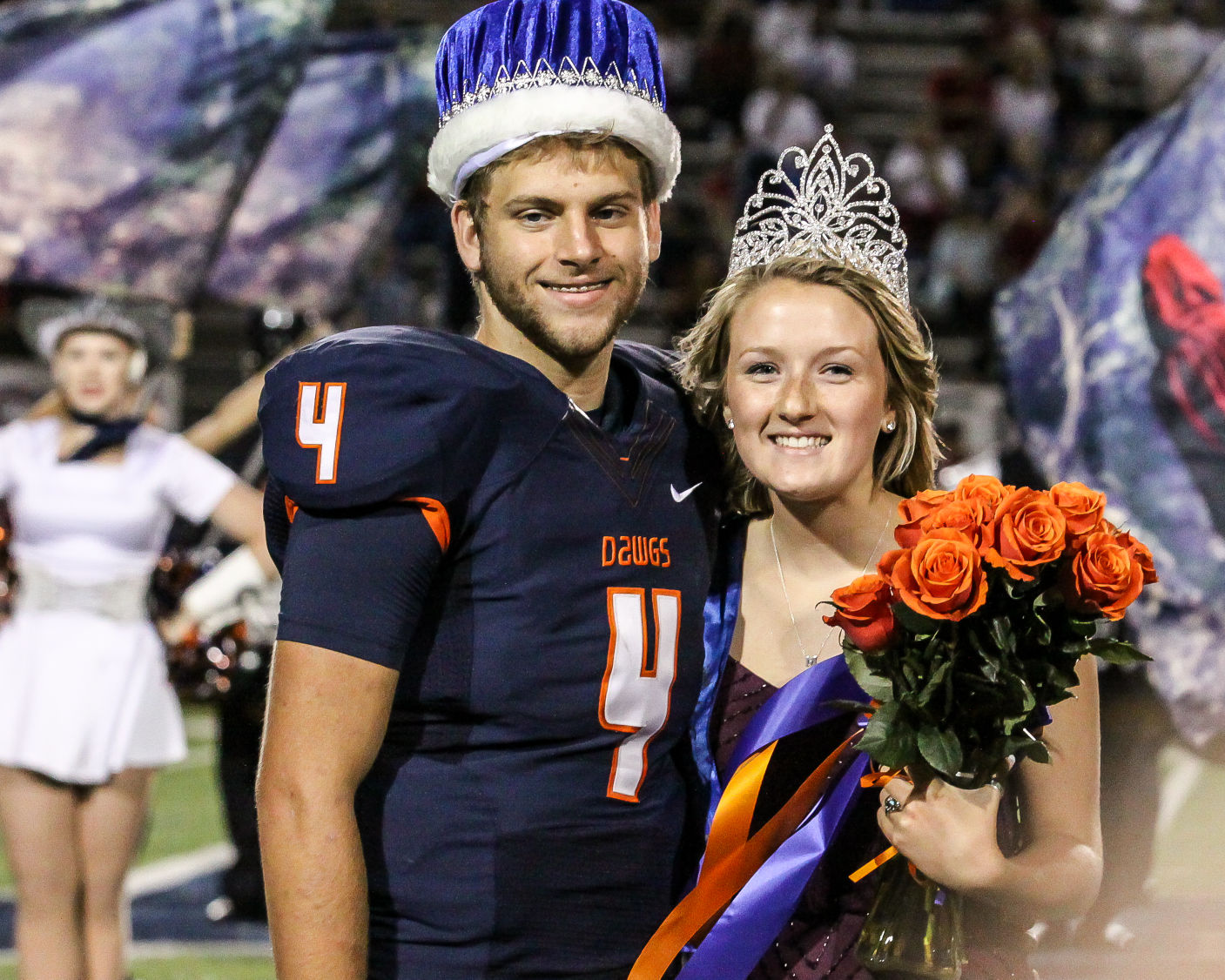 Bulldog pride strong as McKinney North's king, queen named