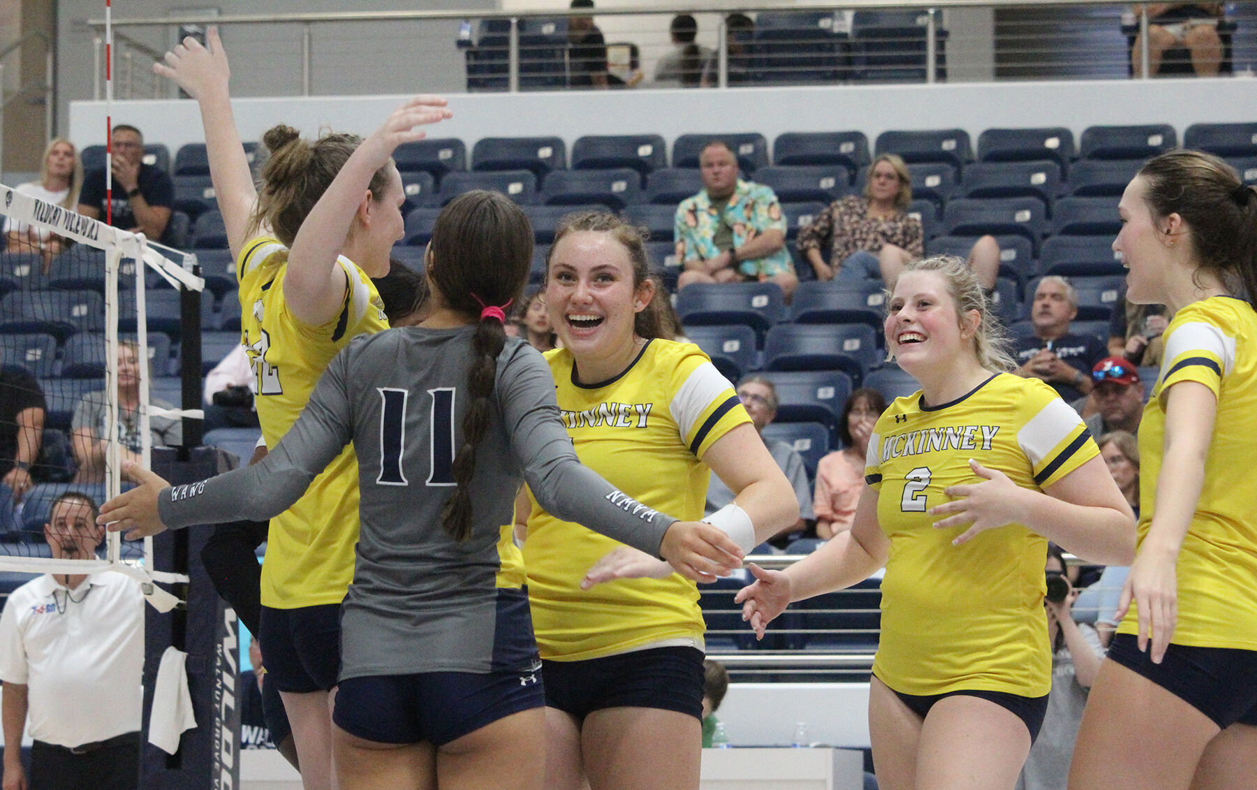 McKinney surges ahead in 5th set, tops upstart Walnut Grove