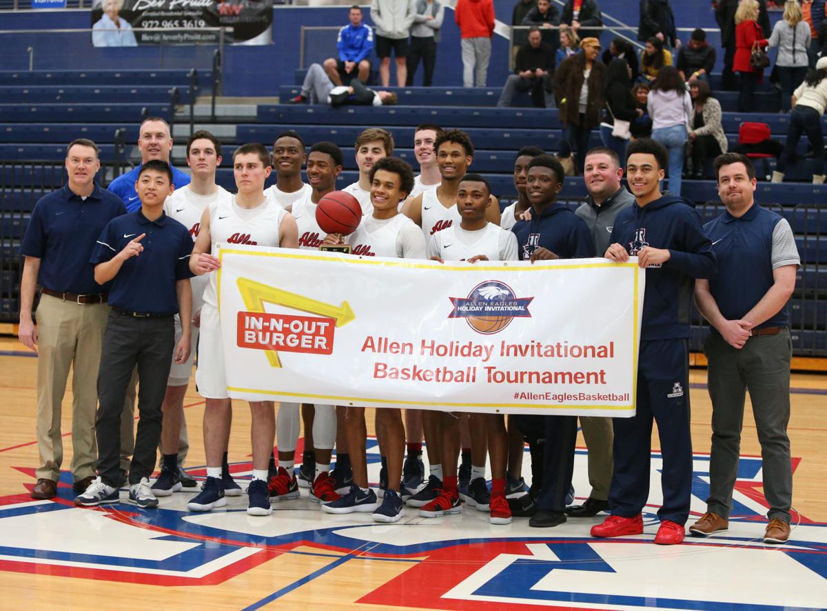 Boys Basketball Shorthanded Allen Bests Lake Travis For In N Out Tournament Championship Sports Starlocalmedia Com
