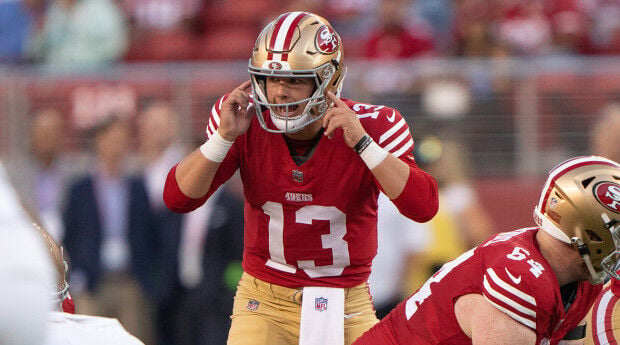 49ers' Kyle Shanahan Reacts to Brock Purdy's Slow Start vs. Giants