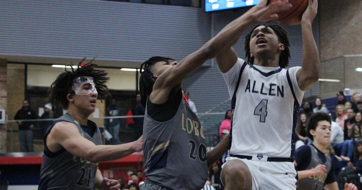 Allen Boy PHOTOS: Allen boys, Little Elm girls win 5-6A hoops doubleheader ...