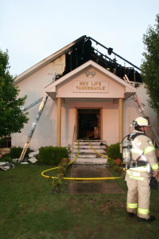 150yearold church survives lightning strike, fire News