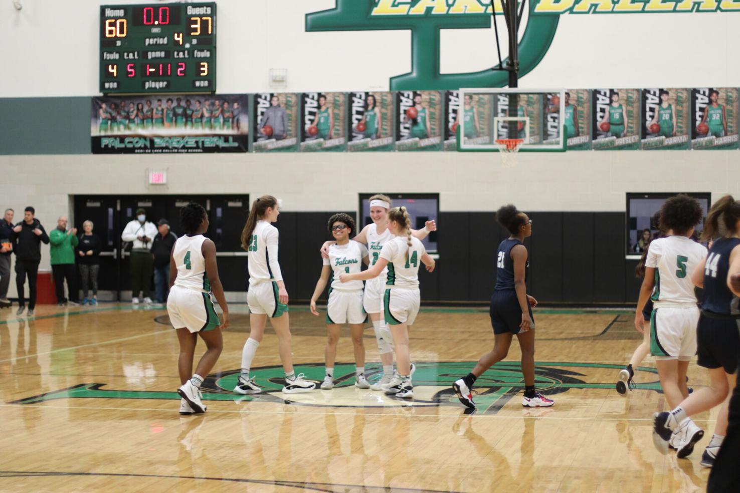 Lady Falcons go backtoback Lake Dallas girls basketball wins 2nd
