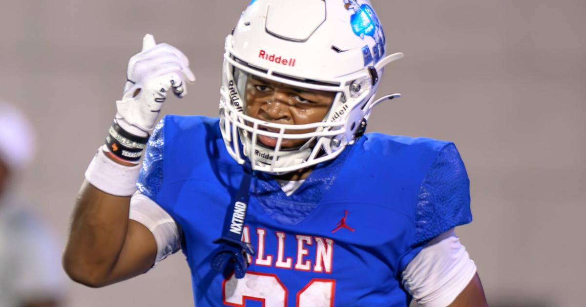Mario Allen Football: Allen vs. Plano West | | starlocalmedia.com