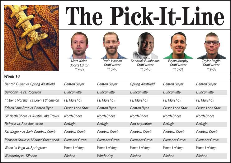 The PickIt Line SLM predicts high school football's state semifinal
