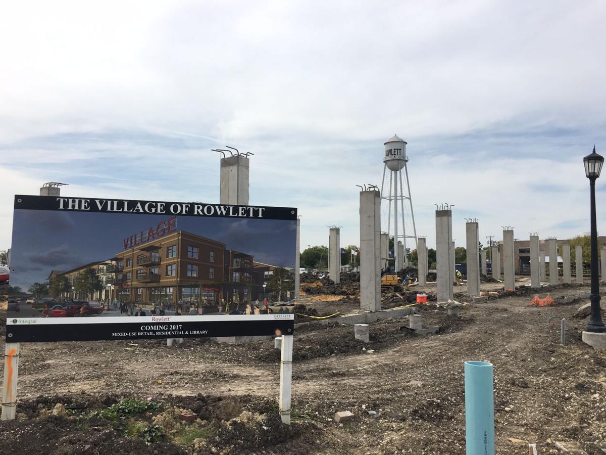 Village of Rowlett goes vertical Significant progress made on 2 of