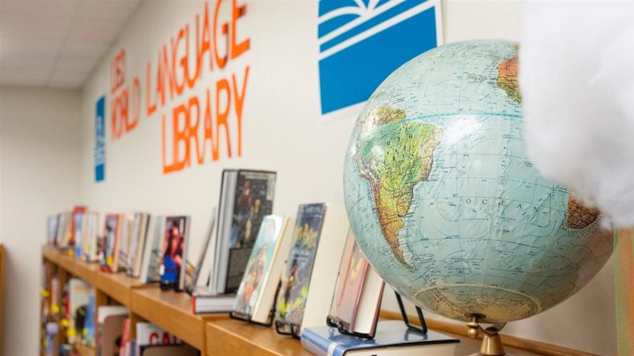 Lamar Middle School unveils LISD World Language Library | Lewisville ...