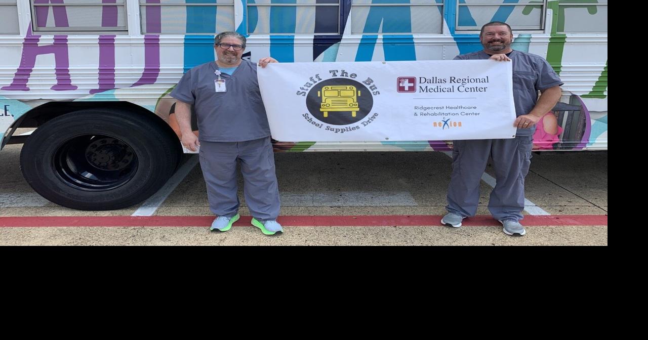 Dallas Regional Medical Center donates 1,600 pounds of school supplies