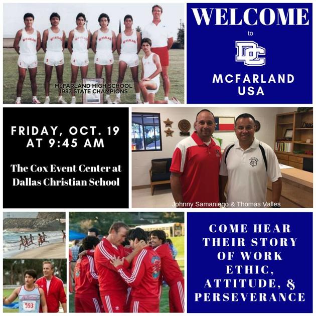 The real ‘McFarland USA’ track stars will share their story at Dallas
