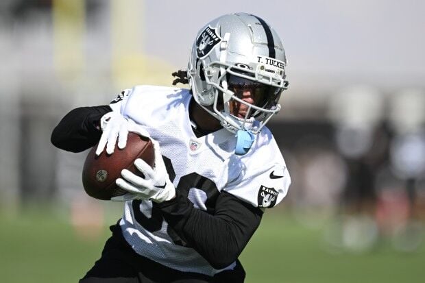 Nate Hobbs back at Raiders camp after charity softball game injury -  Sactown Sports