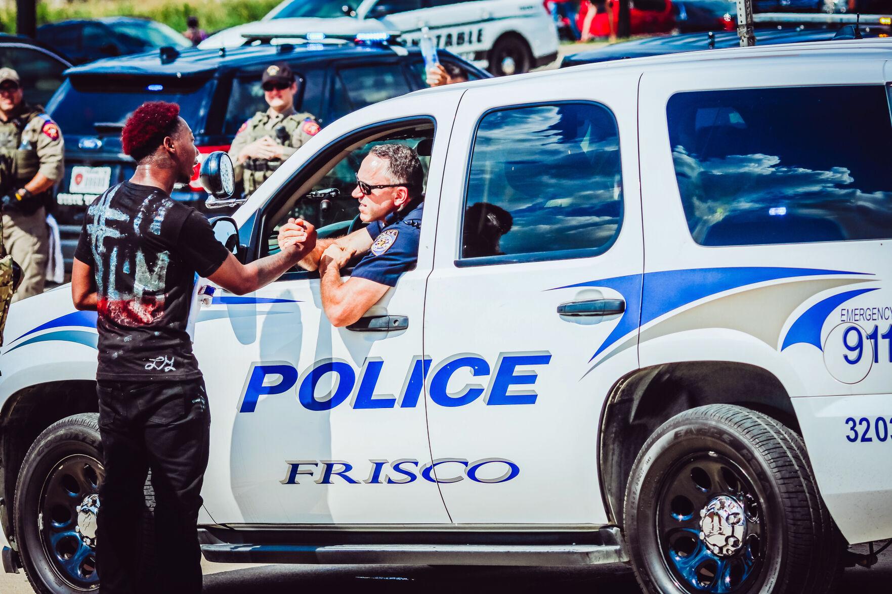 Protest photo earns community policing recognition for Frisco Police
