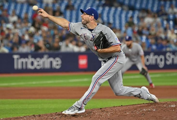 Scherzer says he's ready to go after bullpen session. Rangers