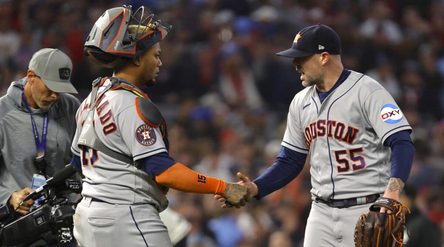 Ryan Pressly Strikeout, Pressly shut 'em down to secure the series win., By Houston Astros
