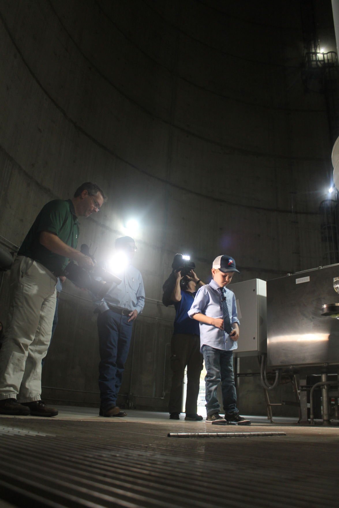 5yearold tours Plano water tower, his Halloween costume inspiration