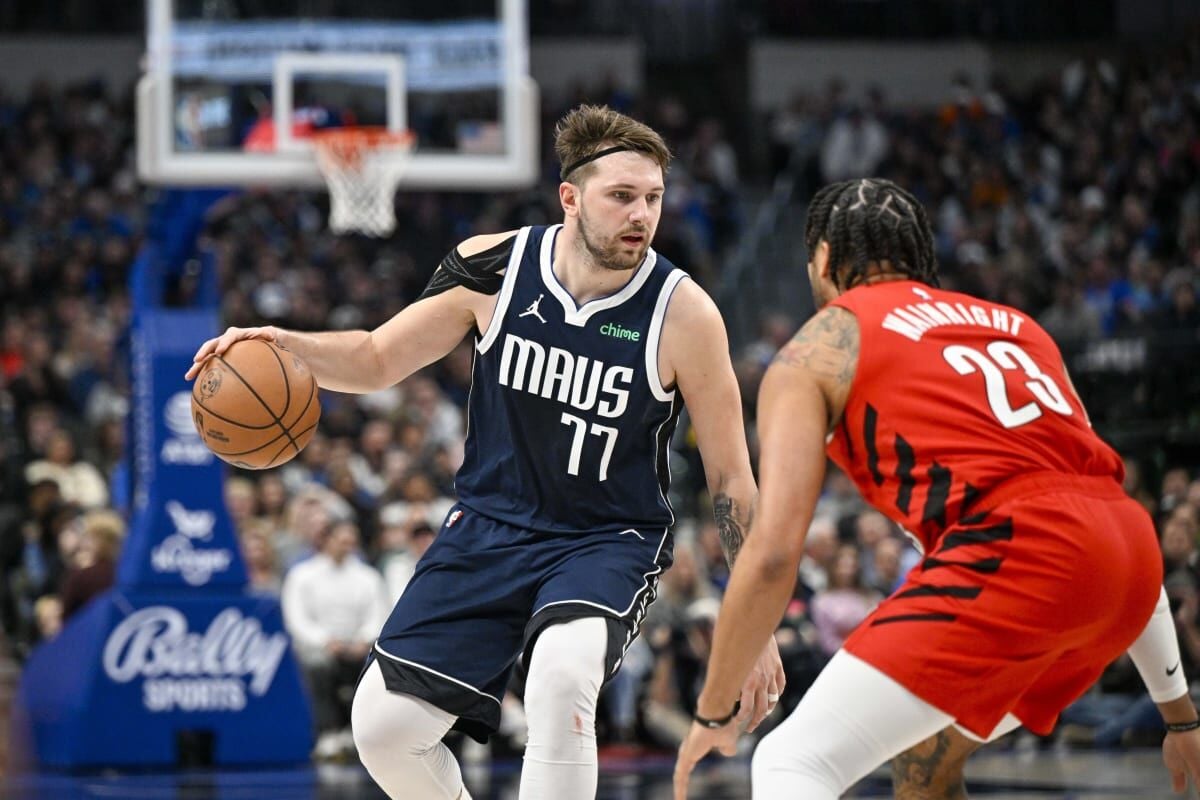 Mavs Downgrade Luka Doncic's Playing Status Vs. Trail Blazers; Full ...