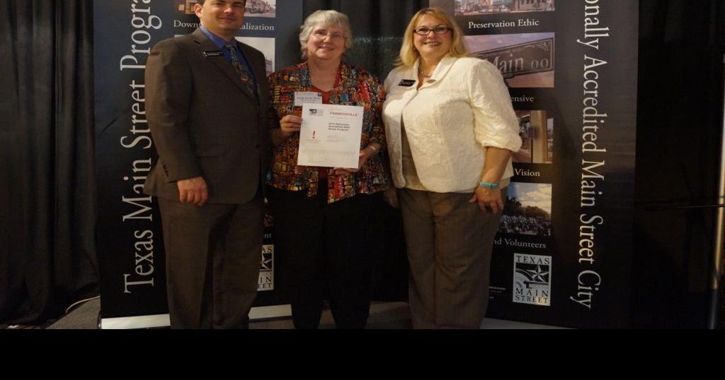 Main Street programs of Farmersville, McKinney recognized by Texas