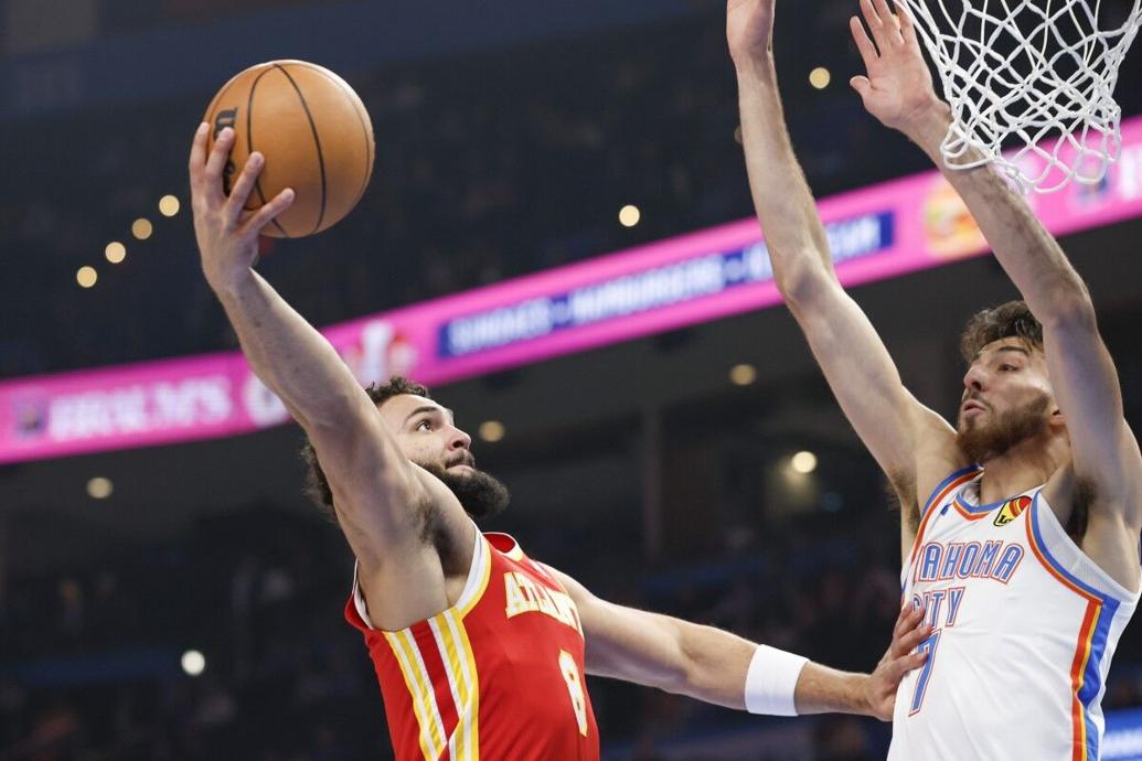 An injured OKC Thunder edges past undermanned Atlanta Hawks in