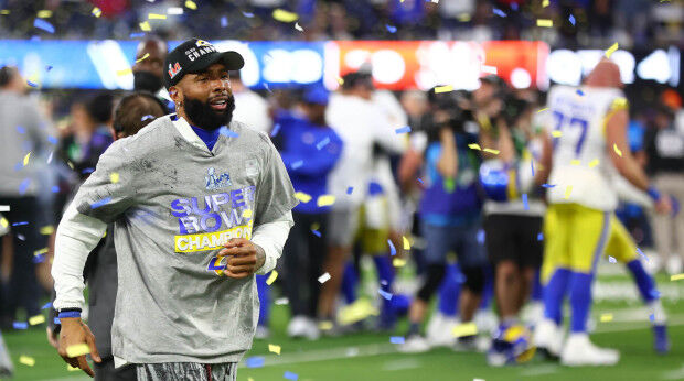 After divorcing Browns, Odell Beckham Jr. goes to Super Bowl with Rams