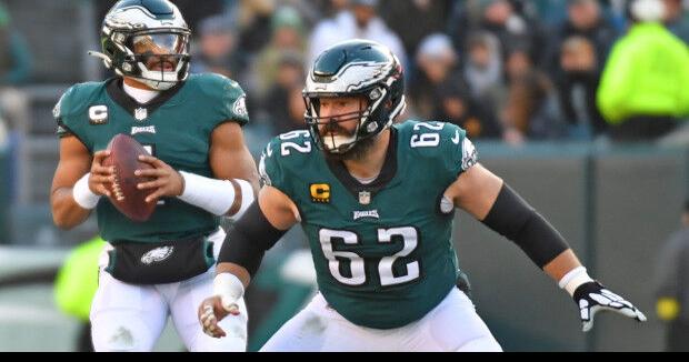 Eagles; Lane Johnson one of three Oklahoma linemen in the Super Bowl LVII